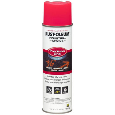 Rust-Oleum Industrial Choice Fluorescent Pink Inverted Marking Paint 17 oz