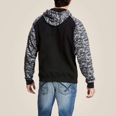 Ariat Patriot Hoodie (Black Digi Camo) Size M