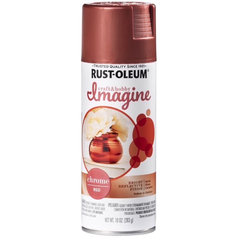 Load image into Gallery viewer, Rust-Oleum Imagine Smooth Chrome Red Spray Paint 10 oz
