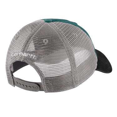 Carhartt Canvas Mesh-Back Cap (Transformative Teal/Black)