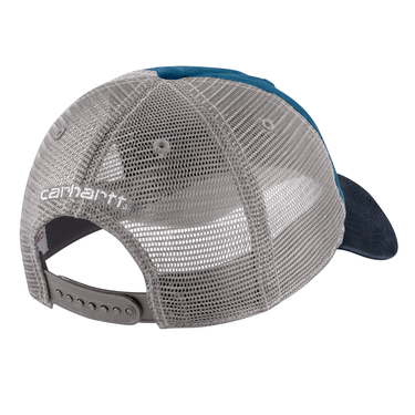 Carhartt Canvas Mesh-Back Cap (Dark Tranquil Blue/Navy)