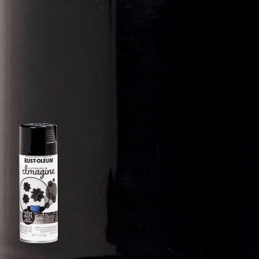 Rust-Oleum Imagine Craft & Hobby Gloss Black Basecoat Spray Paint 11 oz