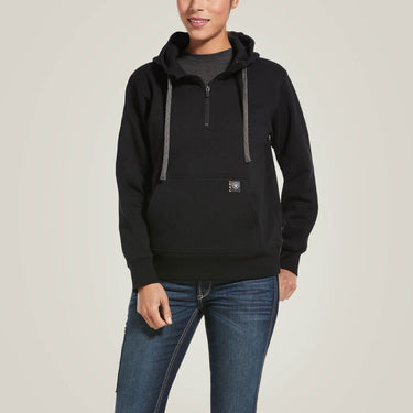Ariat Rebar Skill Set 1/2 Zip Hoodie (Black) Size XXL