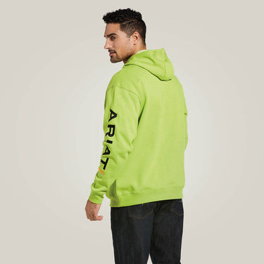 Ariat Rebar Graphic Hoodie (Lime Heather/Black) Size XLT