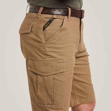 Ariat Rebar DuraStretch Made Tough Cargo 11" Short (Khaki) Size 44