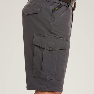 Ariat Rebar DuraStretch Made Tough Cargo 11" Short (Grey) Size 31