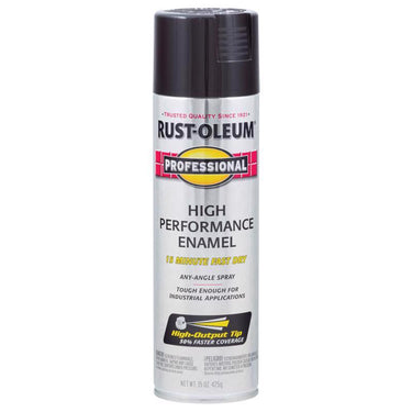 Rust-Oleum Professional Gloss Black Spray Paint 15 oz