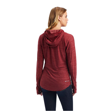 Ariat Laguna Hooded Shirt (Sun-Dried Tomato) Size S