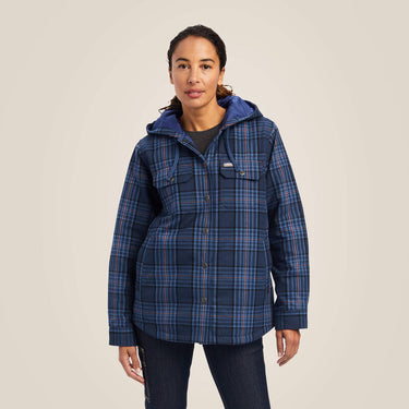 Ariat Rebar Flannel Shirt Jacket (Navy) Size L