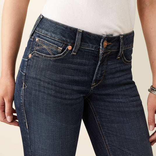 R.E.A.L. Perfect Rise Aubree Straight Jean 32 Long
