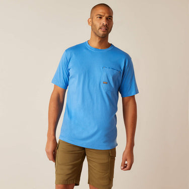 Ariat Rebar Workman Logo T-Shirt (Blue) Size
