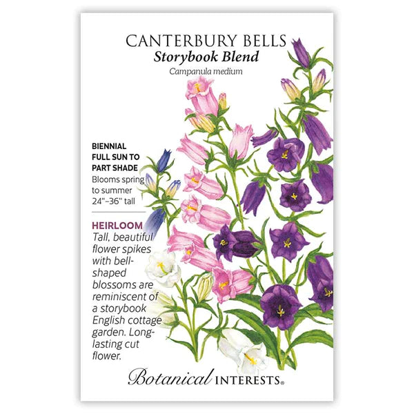 Load image into Gallery viewer, Storybook Blend Canterbury Bells Seeds

