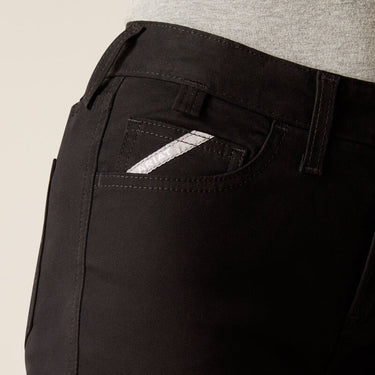 Ariat Rebar Perfect Rise Made Tough Straight Pant (Black) 30 Short