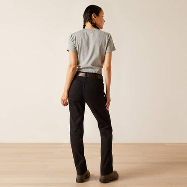 Ariat Rebar Perfect Rise Made Tough Straight Pant (Black) 28 Long