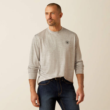 Ariat Charger Muddy Shield T-Shirt (Grey Heather) Size XXL