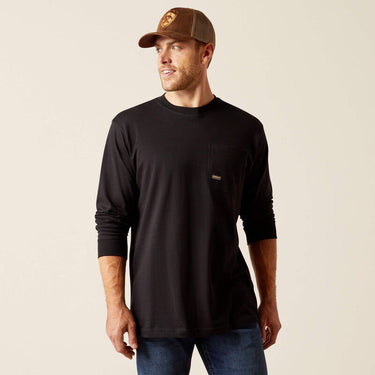 Ariat Rebar Cotton Strong WHLF T-Shirt (Black) Size XL