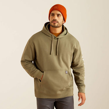Ariat Rebar Roughneck Pullover Hoodie (Deep Lichen) Size XXL