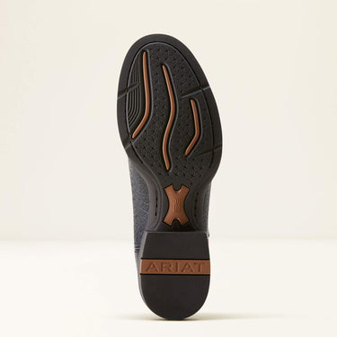 Ariat Men's Sport Stratten Cowboy Boot (Black Adobe/Weathered Chestnut) Size 9D