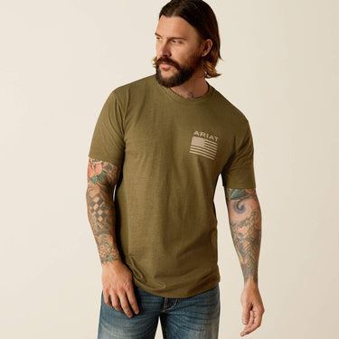 Ariat Freedom T-Shirt (Military Heather) Size XXL