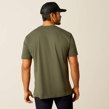 Ariat Liberty USA Digi Camo T-Shirt (Dark Olive) Size L