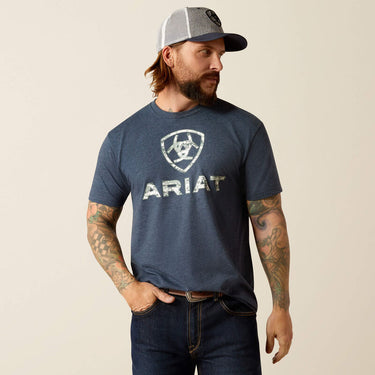 Ariat Liberty USA Digi Camo T-Shirt (Navy) Size L