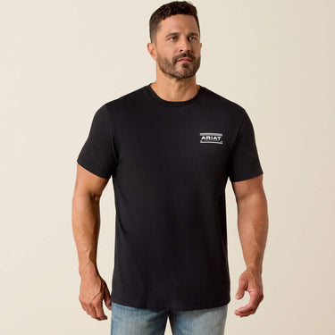 Ariat Canyon Aztec Shield Classic Fit T-Shirt (Black) Size L