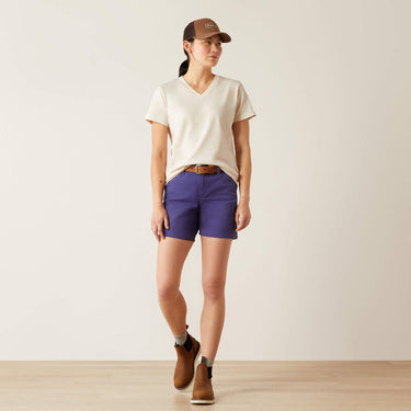 Ariat Rebar Cotton Strong Standard V-Neck T-Shirt (Sun Kiss Heather) Size M