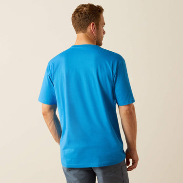 Ariat Rebar Cotton Strong Standard T-Shirt (French Blue) Size XLT