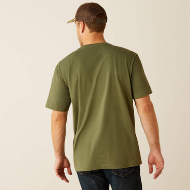 Ariat Rebar Cotton Strong Standard T-Shirt (Four Leaf Clover Heather) Size L