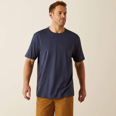 Ariat Rebar Cotton Strong Standard T-Shirt (Navy Heather) Size M