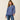 Logo 1/2 Zip Sweatshirt (Blue) Size M
