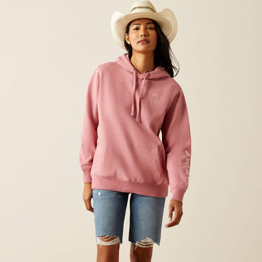 Ariat Logo 2.0 Hoodie (Rose Wine) Size XL