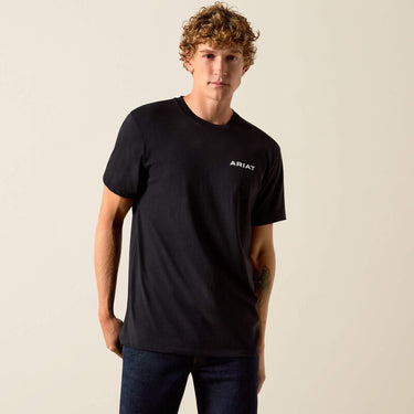 Ariat Stipple Steer Classic Fit T-Shirt (Black) Size L