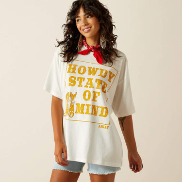 Ariat Howdy State T-Shirt (Vanilla Ice) Size XL