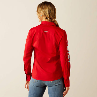 Ariat Team Kirby Stretch Shirt (Equestrian Red) Size XL