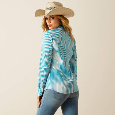 Ariat Kirby Pro Shirt (Peacock Stripe) Size XL