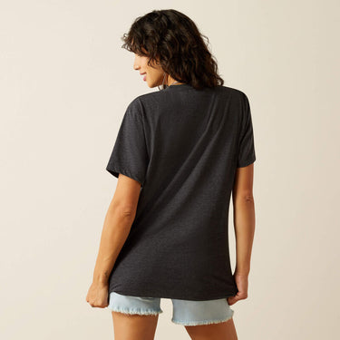 Ariat Rodeo Girls T-Shirt (Charcoal Heather) Size XL