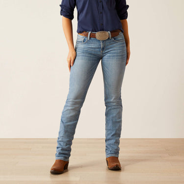 Ariat Women's Perfect Rise Strait Leg Jeans (Oklahoma) Size 34