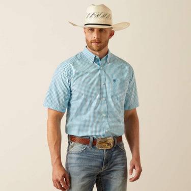 Ariat Pro Series Sloane Classic Fit Shirt (Light Blue) Size XL