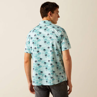Ariat Maverick Modern Fit Shirt (Turquoise) Size XL
