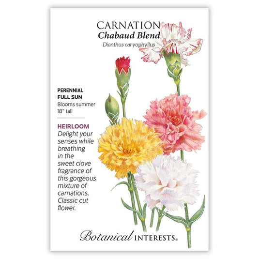 Chabaud Blend Carnation Seeds