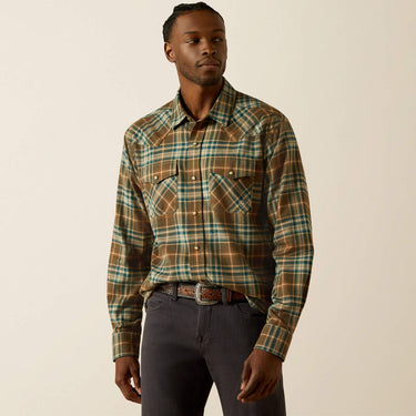 Ariat Henry Retro Fit Shirt (Dark Green) Size XL