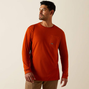 Ariat Rebar Cotton Strong WHLF T-Shirt (Potter's Clay) Size L