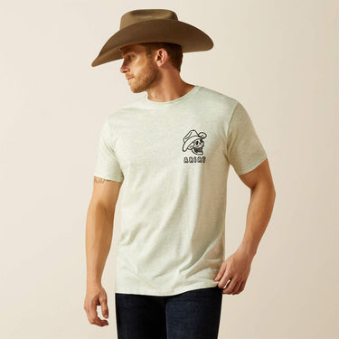 Ariat Drinking Buddies T-Shirt (Oatmeal Heather) Size L