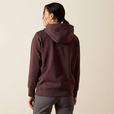 Ariat Rebar Skill Set 1/2 Zip Hoodie (Fudge Heather) Size XL