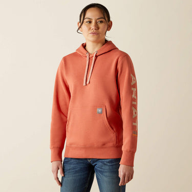 Ariat Rebar Graphic Hoodie (Aragon Heather/Cameo) Size L