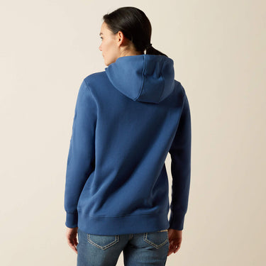 Ariat Rebar Graphic Hoodie (Ensign Blue/Endless Sky) Size XL