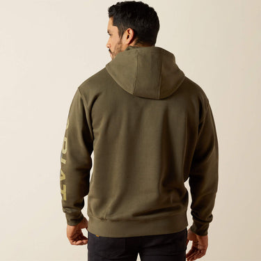 Ariat Rebar Lightweight Logo Hoodie (Grape Leaf) Size L