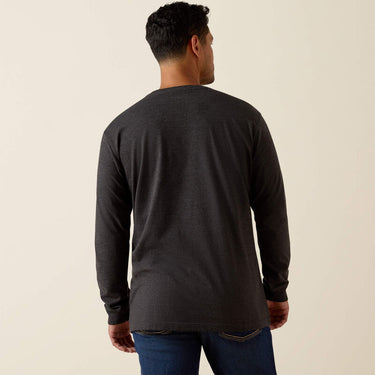 Ariat Rebar Cotton Strong Logo T-Shirt (Charcoal Heather) Size L