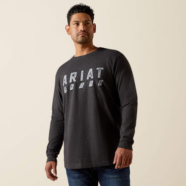 Ariat Rebar Cotton Strong Logo T-Shirt (Charcoal Heather) Size L
